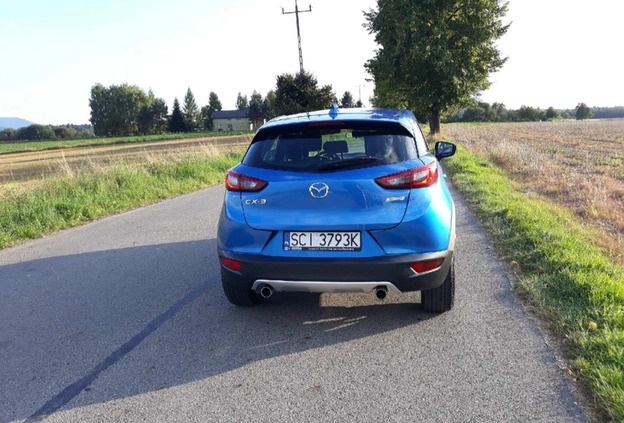 Mazda CX-3 cena 48000 przebieg: 64000, rok produkcji 2016 z Wałcz małe 11